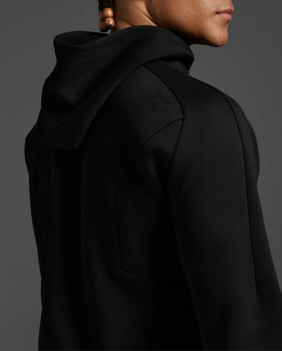 2XU Commute Full Zip Hoodie Black/Black