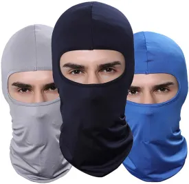 3 Pack Outdoor Balaclava Ski or Motorcycle Face Mask