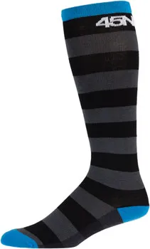 45NRTH Stripe Midweight Wool Knee High Sock