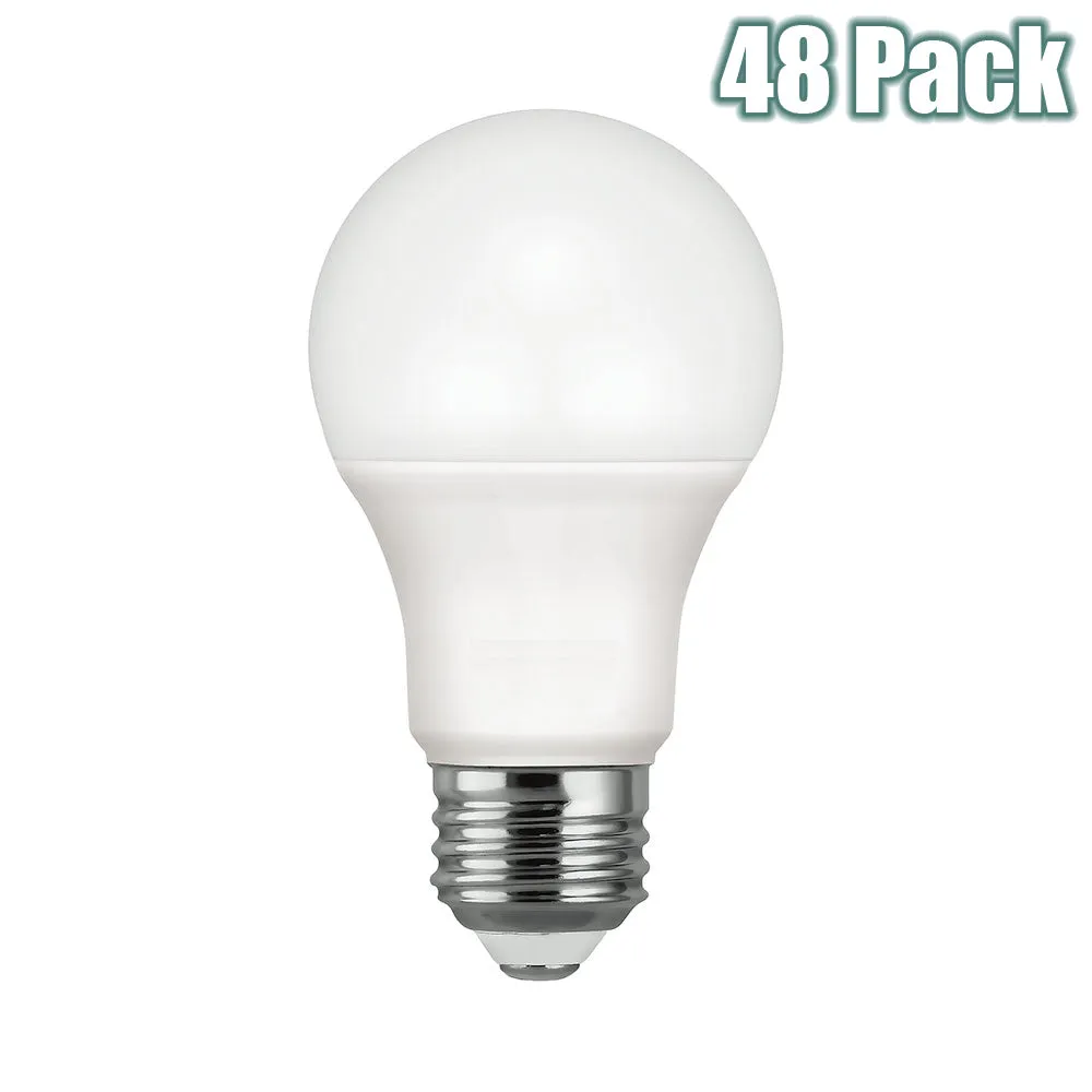 60-Watt EQ A19 E26 General Purpose LED Light Bulb (48-Pack)