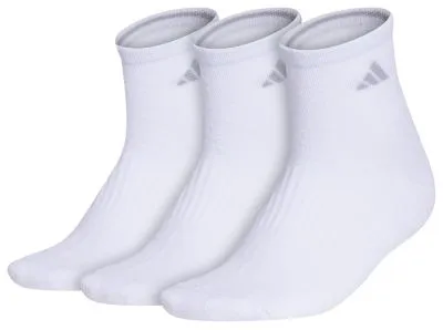 adidas Women's Cushioned 3.0 3-Pack Quarter Socks