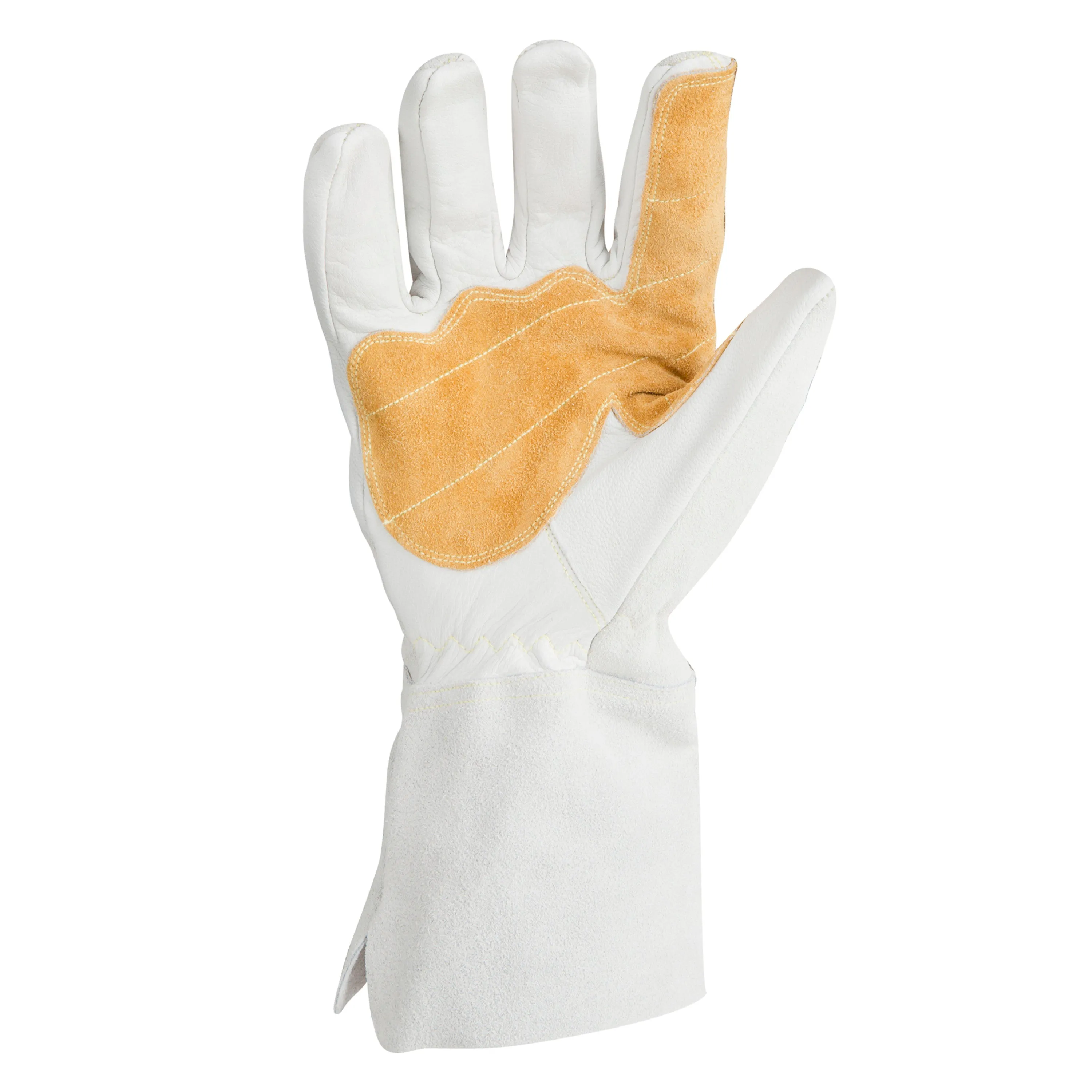 ARC Premium MIG Welding Gloves in White and Tan