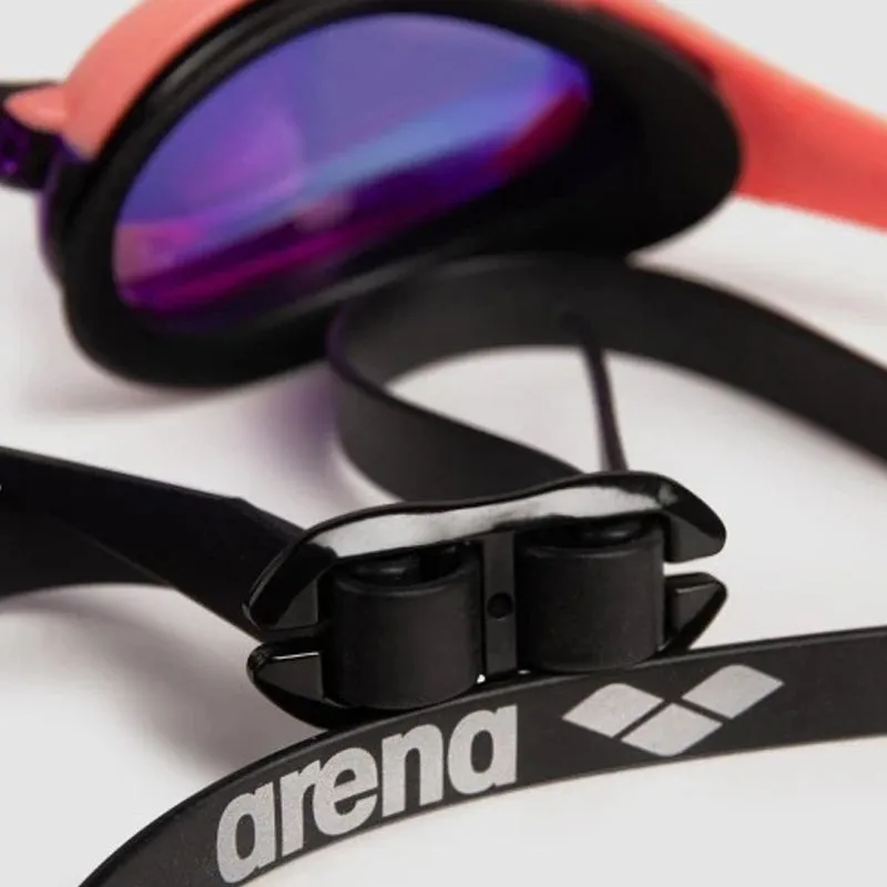 Arena - Cobra Ultra Swipe Mirror Goggles - Violet/Coral