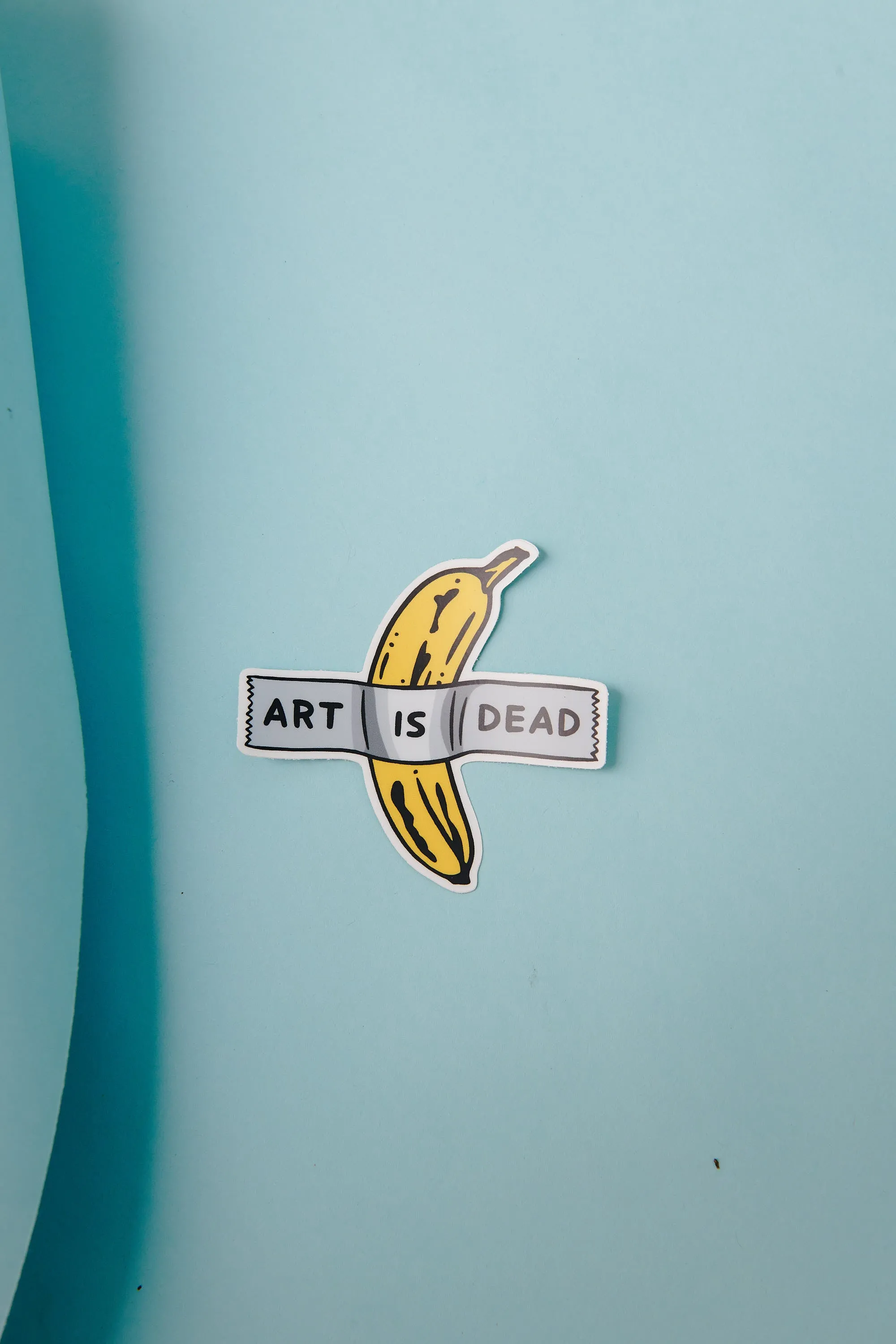 Art is Dead Sticker by The Found