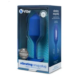 B-vibe Snug Plug Vibrating Xl Navy