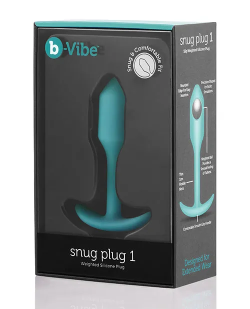 B-Vibe Weighted Snug Plug 1 (55g)