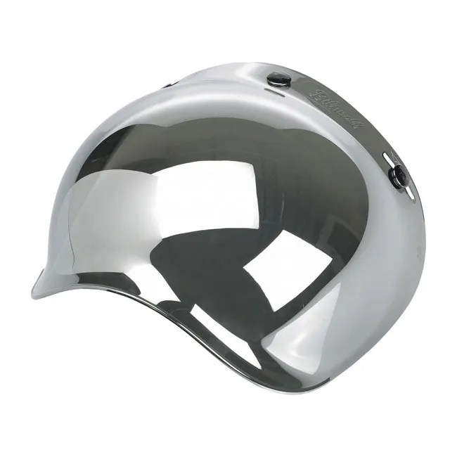 Biltwell Anti Fog Bubble Visor  - Chrome