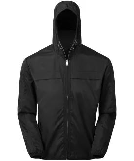 Black - Men's lightweight shell jacket