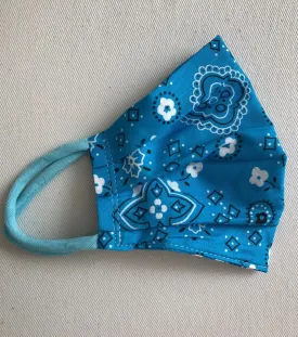 Blue Bandana Mask