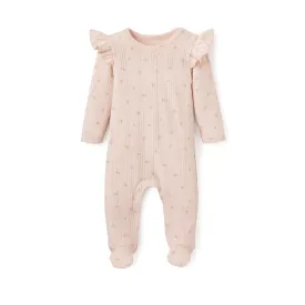 Blush Floral Pointelle Layette Set