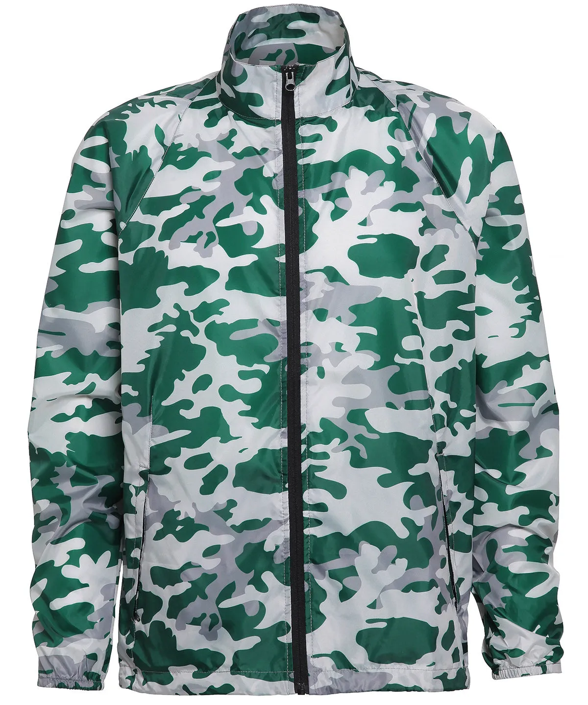 Bold Camo Green - Contrast lightweight jacket