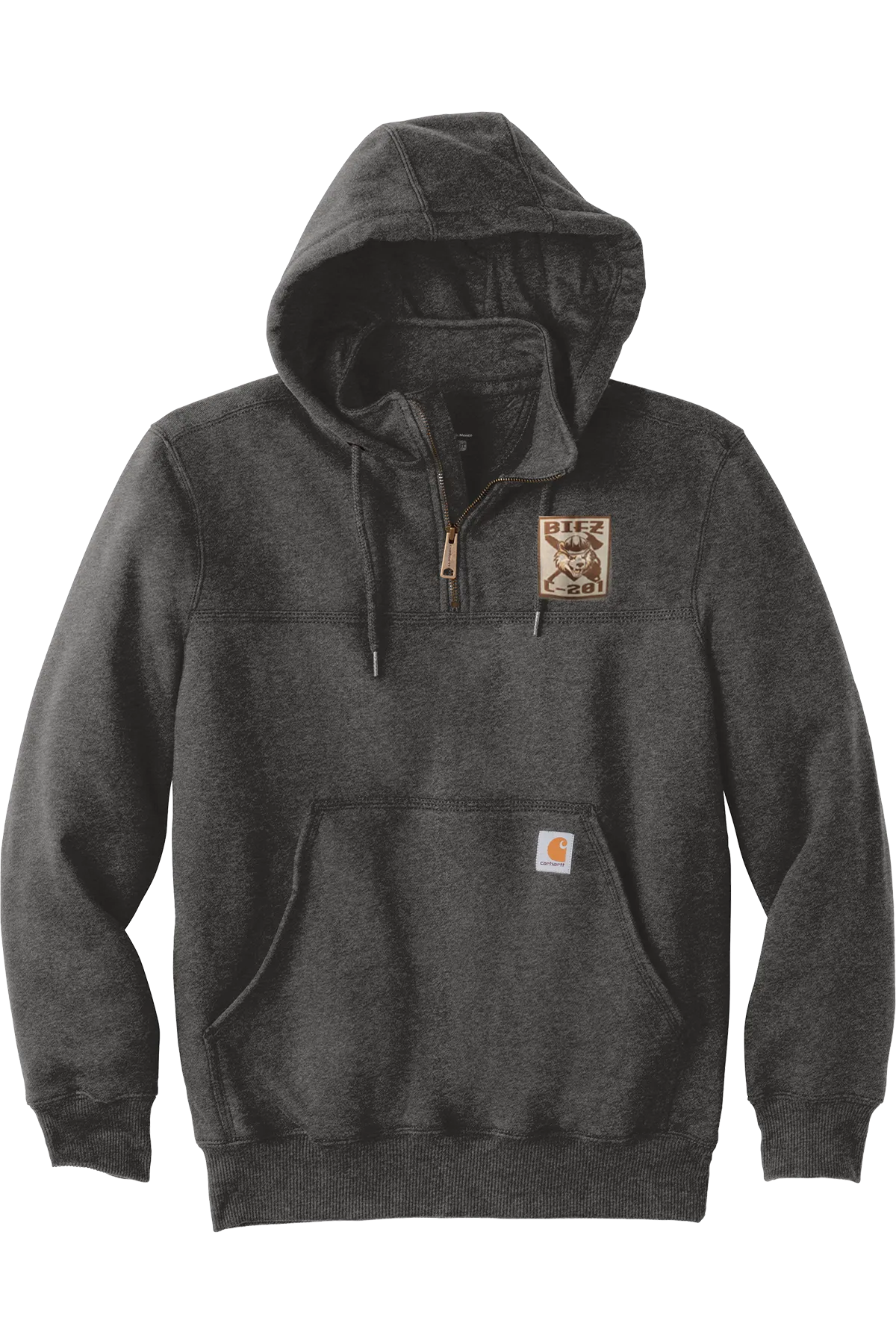 C-201 Carhartt ® Rain Defender ® Paxton Heavyweight Hooded Zip Mock Sweatshirt