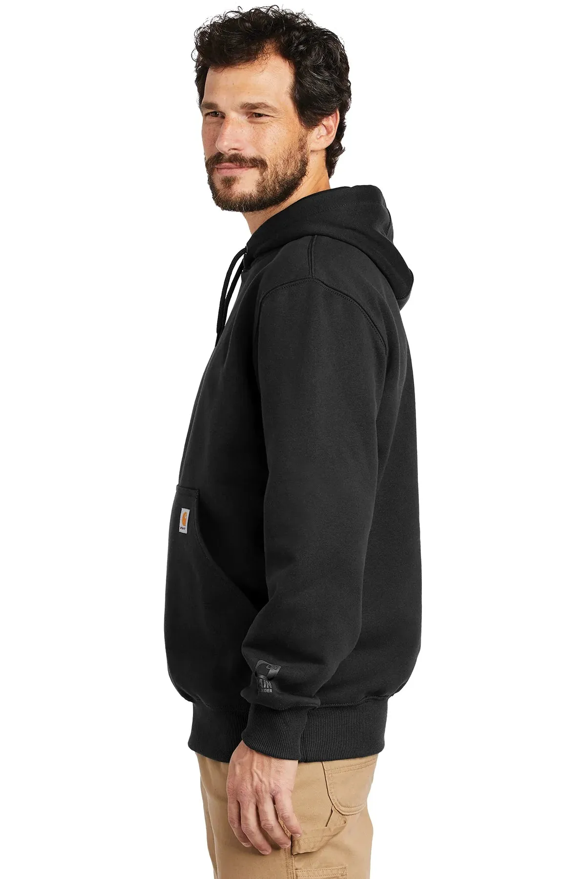 Carhartt Rain Defender Paxton Customized Hoodies, Black