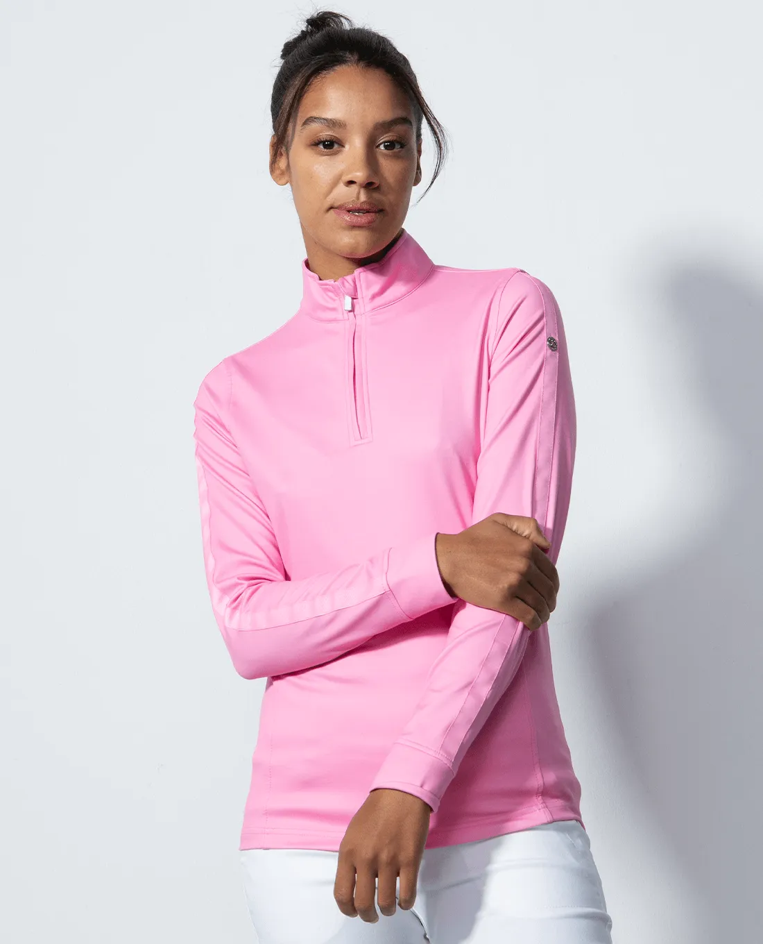 DAILY SPORTS Anna Half Zip Neck 055 Pink Sky