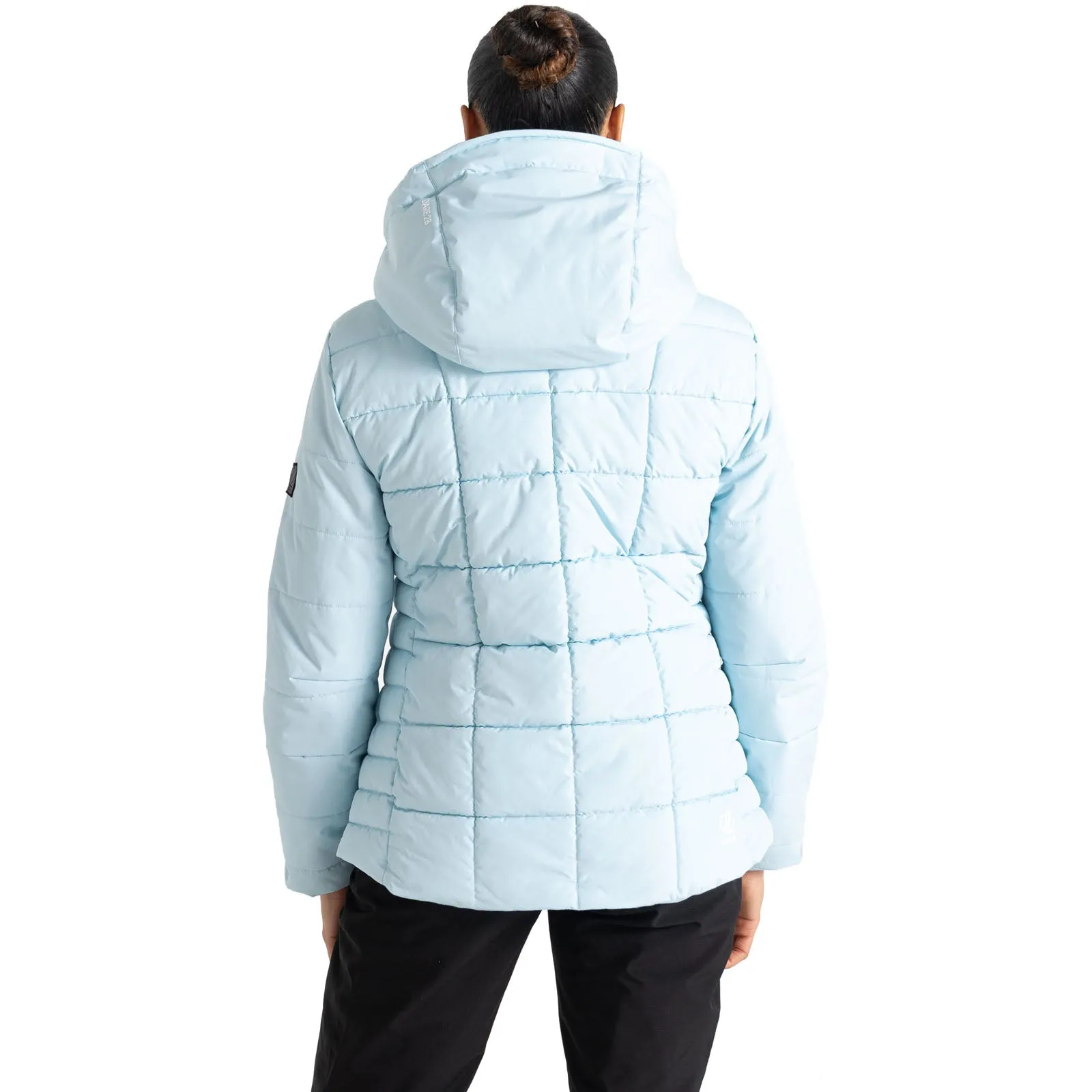 Dare 2b Womens Blindside Hooded Waterproof Thermal Ski Jacket - Quiet Blue