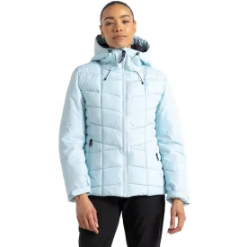 Dare 2b Womens Blindside Hooded Waterproof Thermal Ski Jacket - Quiet Blue