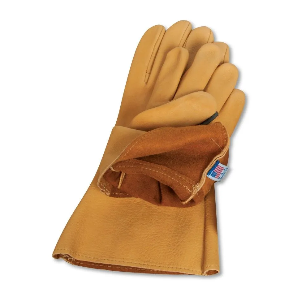 Deerskin Gauntlet Gloves