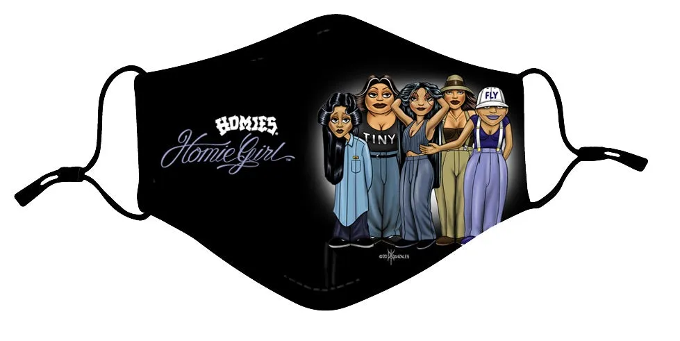 DGA Protective Mask - HOMIES - OG HOMIEGIRLS - W/Filter