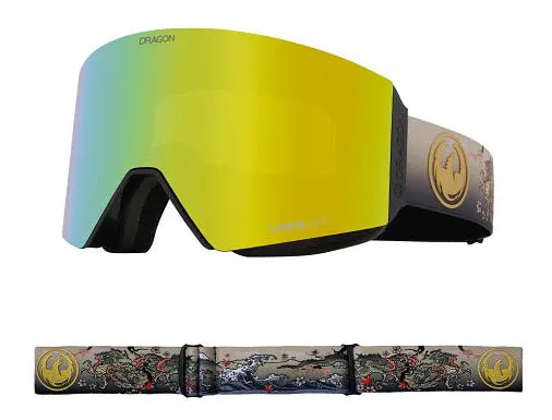 Dragon RVX MAG OTG Snow Goggles Low Bridge 2024 Edo / Lumalens Gold Ion   Lumalens Light Rose