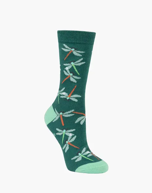 Dragonfly | Womens Bamboo Sock