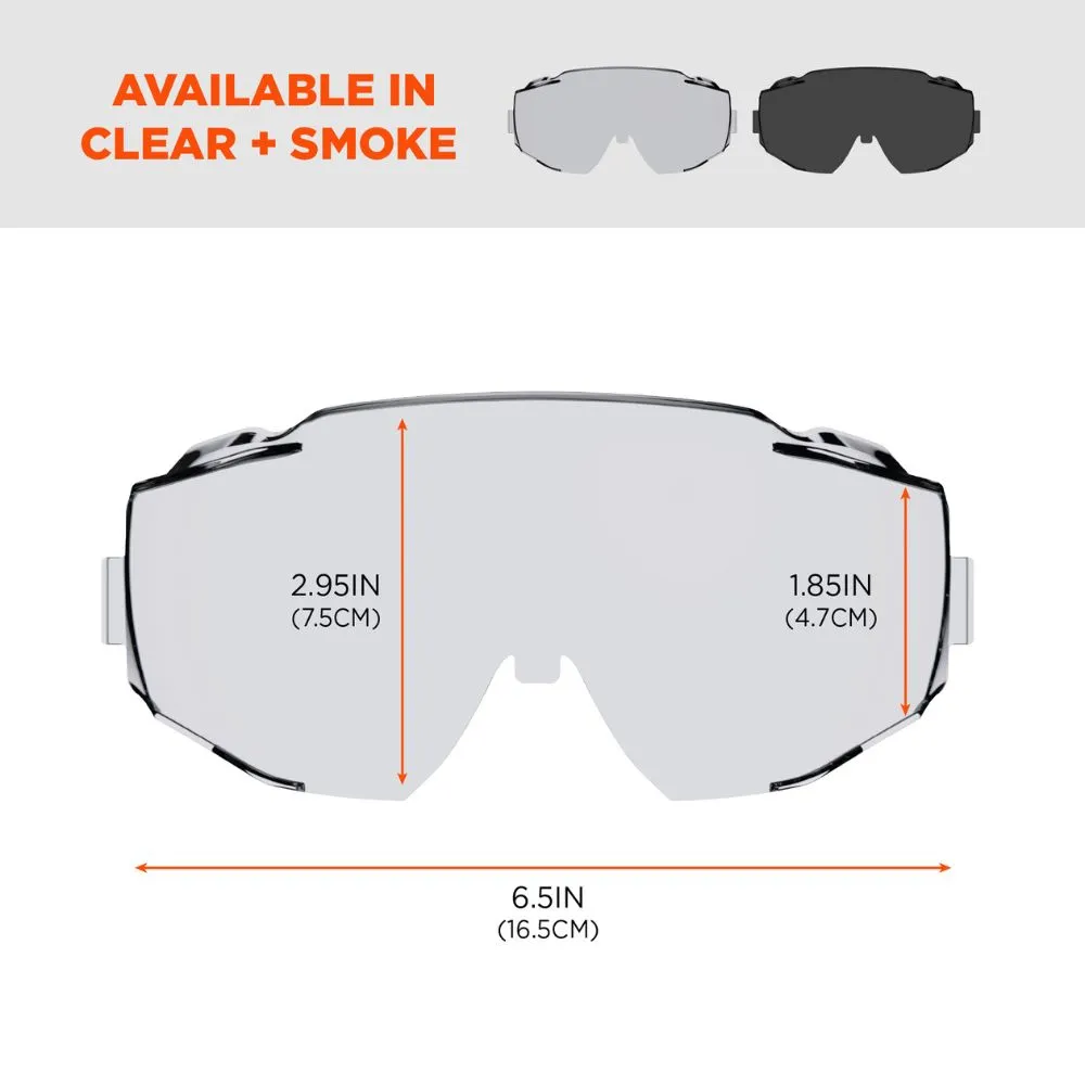 Ergodyne 60304 MODI-RL Clear OTG Safety Goggles Replacement Lens