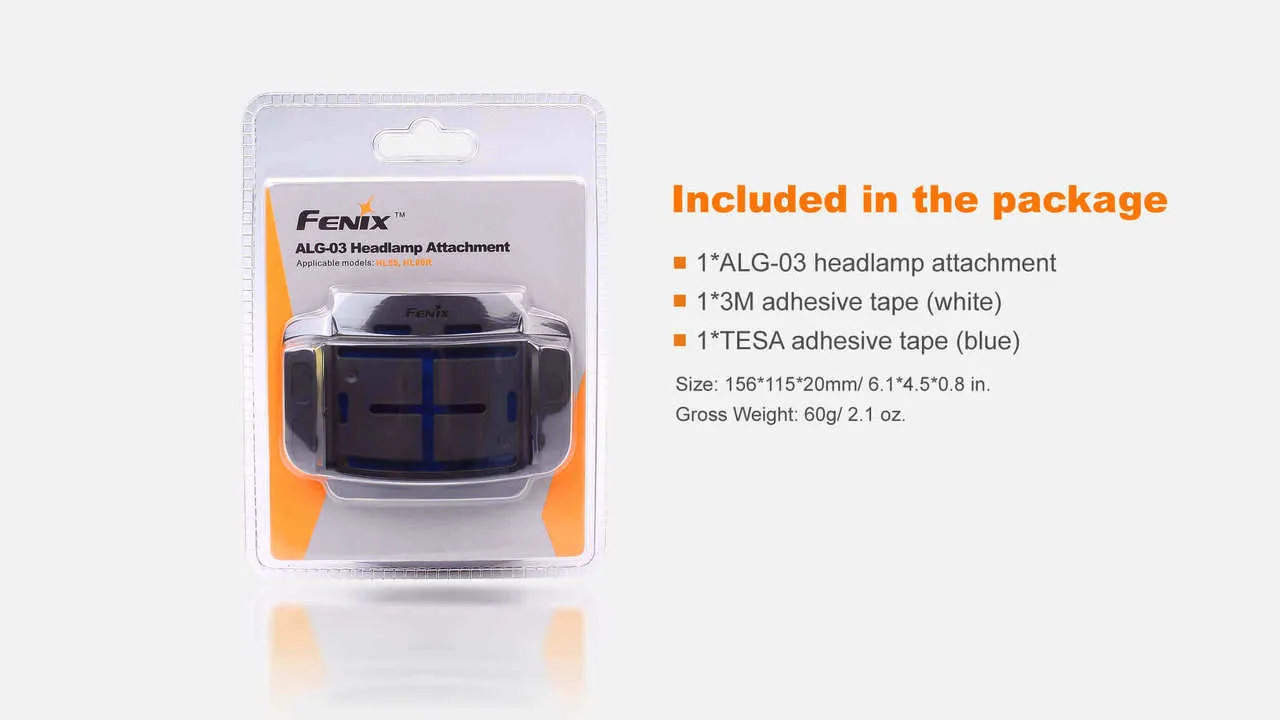 Fenix ALG-03 V2.0 Headlamp Helmet Attachment