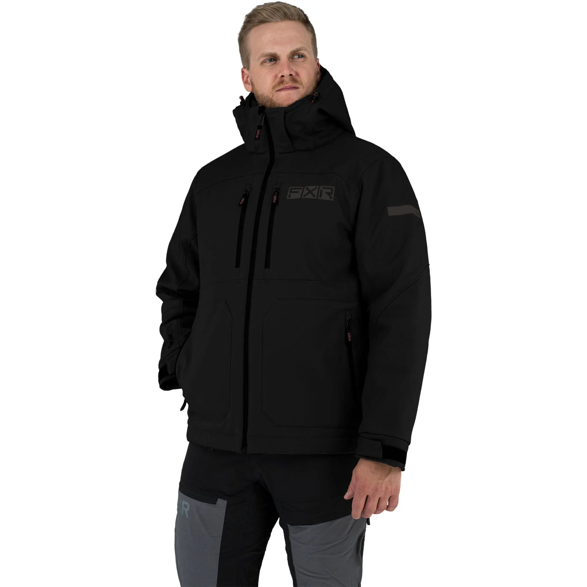 FXR  Black Ops Task Insulated Softshell Jacket Breathable Fleece Interior