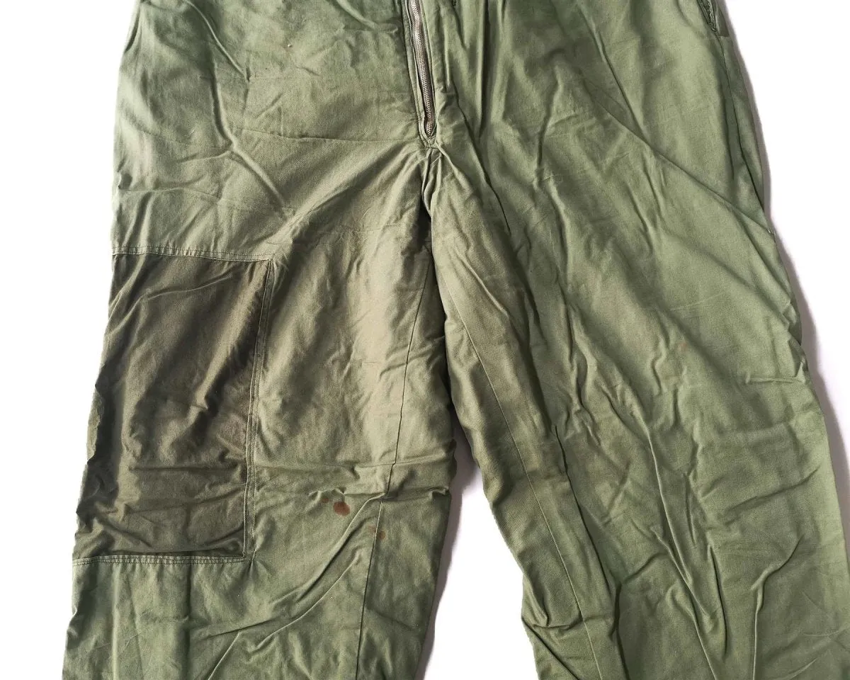 Genuine Swedish army pants insulated OD green Thermal trousers cold weather