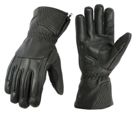 Guantlet Leather Riding Gloves