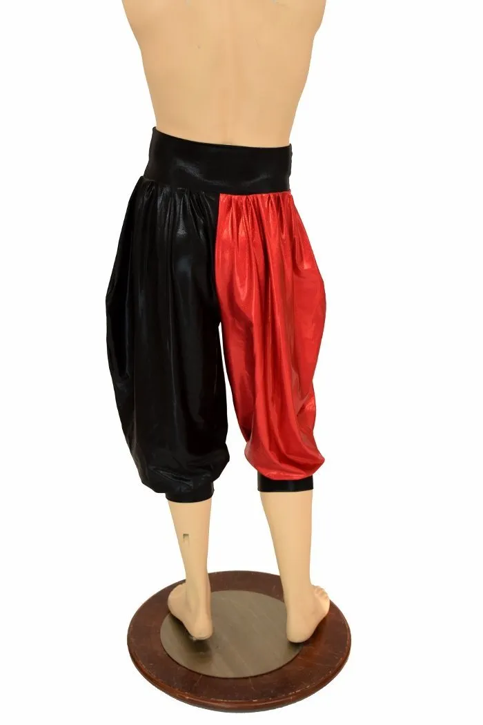 Harlequin "Michael" Pants in Black & Red