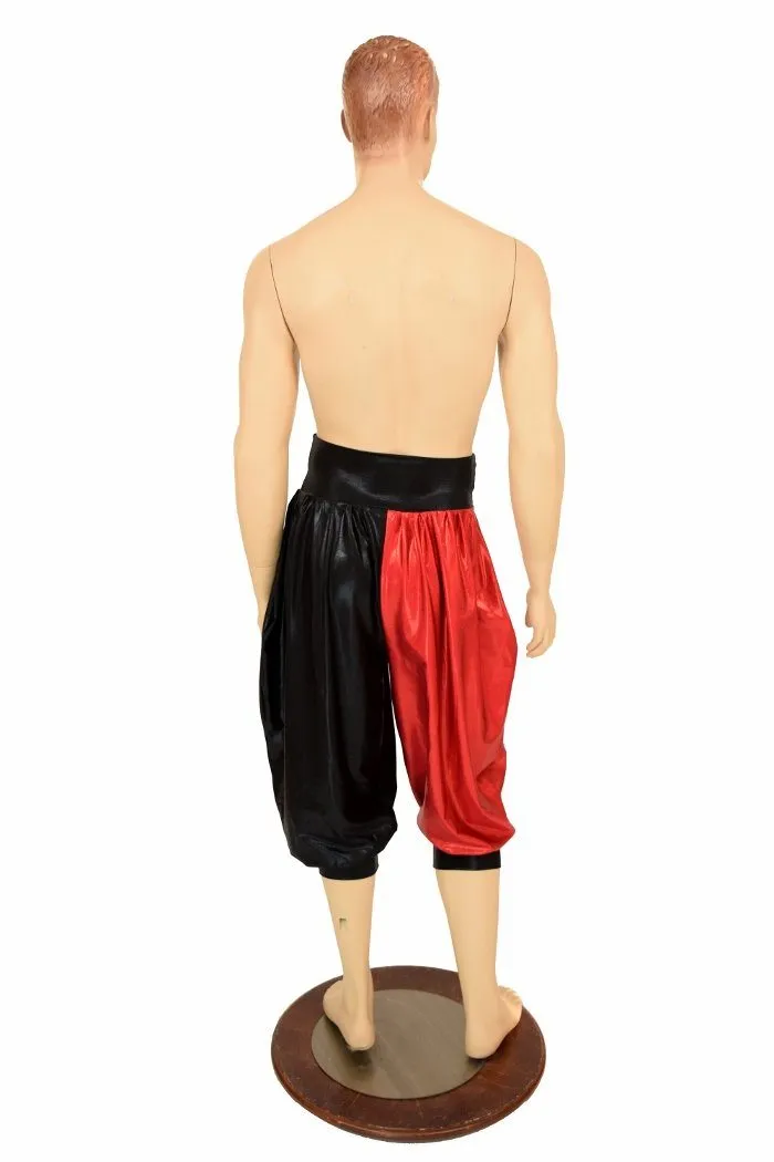 Harlequin "Michael" Pants in Black & Red