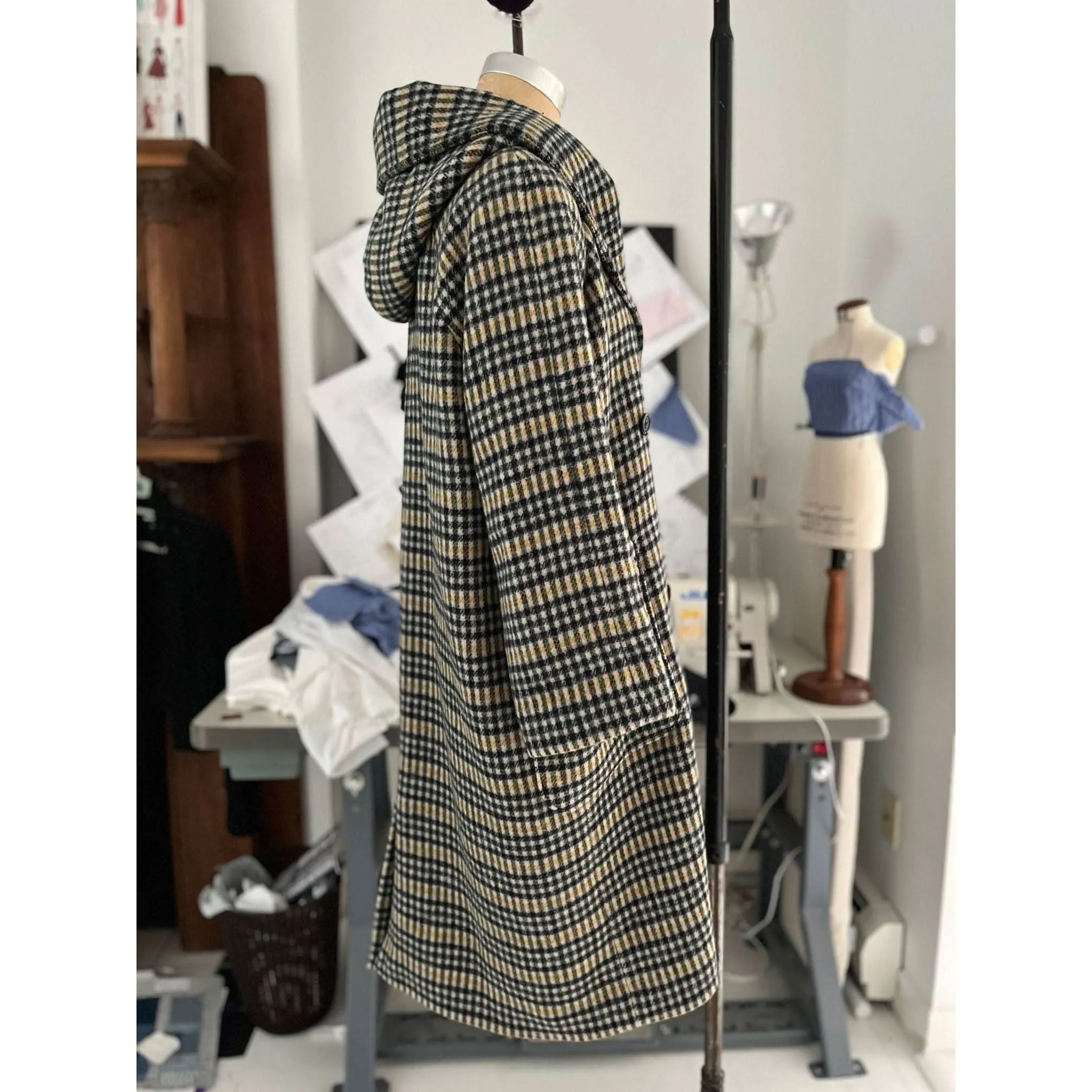 Heather Harlan Hooded Blanket Coat