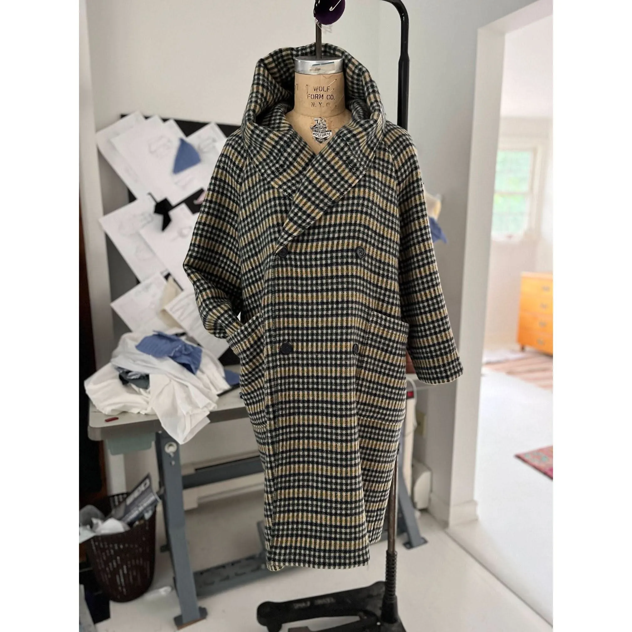 Heather Harlan Hooded Blanket Coat