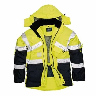 Hi Vis Breathable Waterproof two tone Jacket Portwest - S760