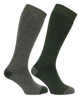 Hoggs Country Long Sock Tweed & Loden