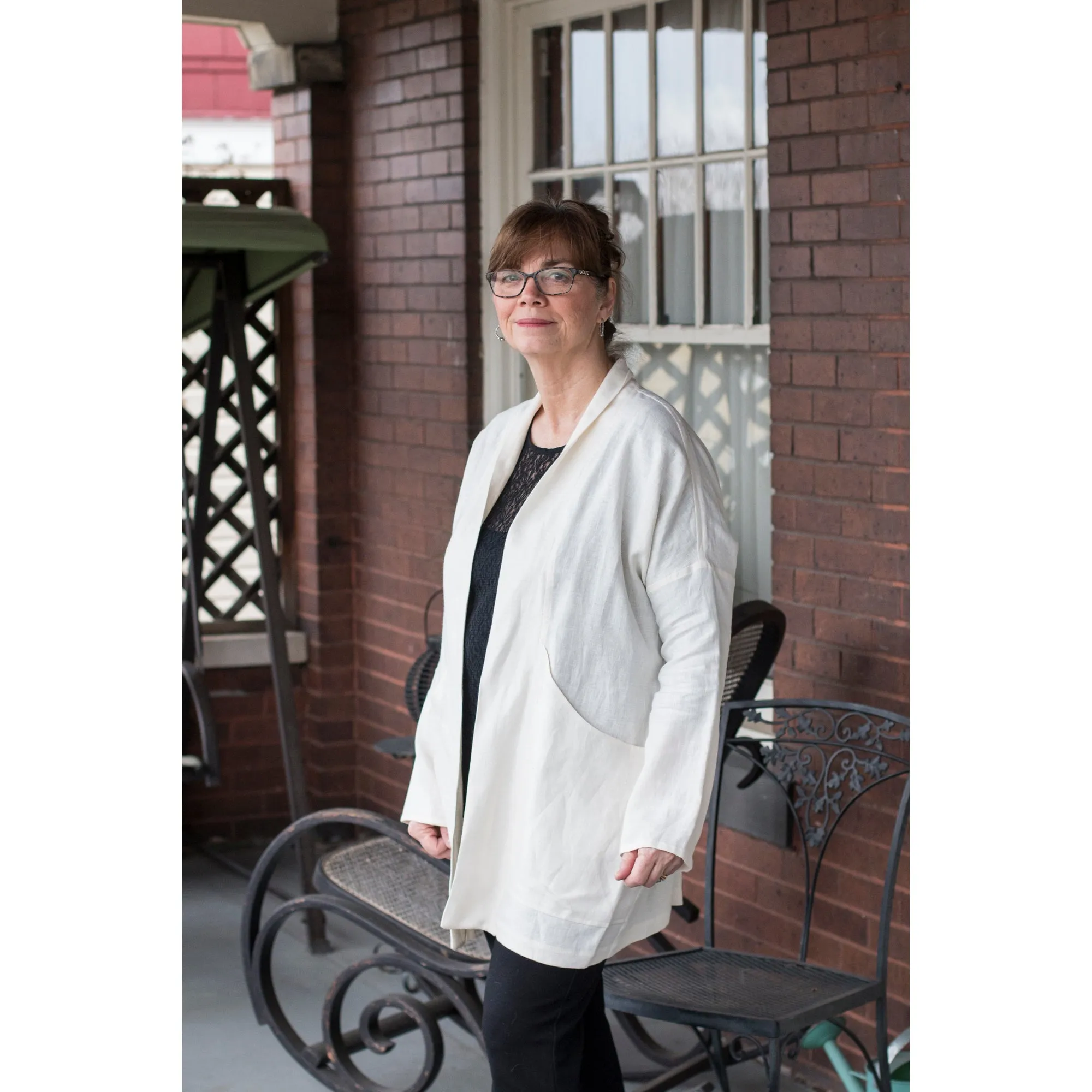 Ivory Linen Jacket