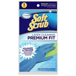 Latex Gloves, Embossed Grip, Medium, Pr.