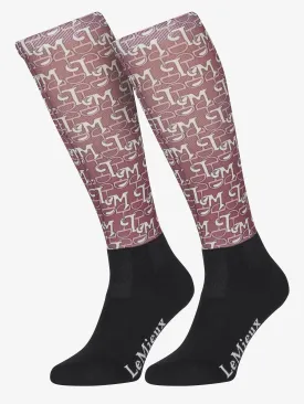 LeMieux Footsie Socks Junior Orchid