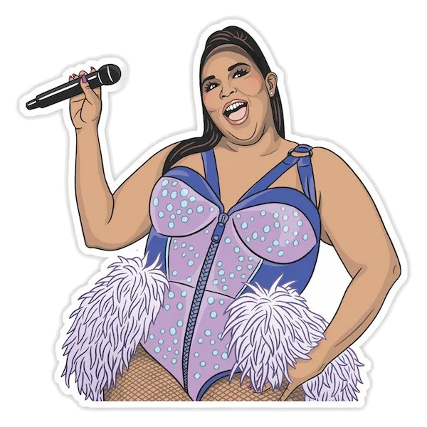 Lizzo Sticker by The Found