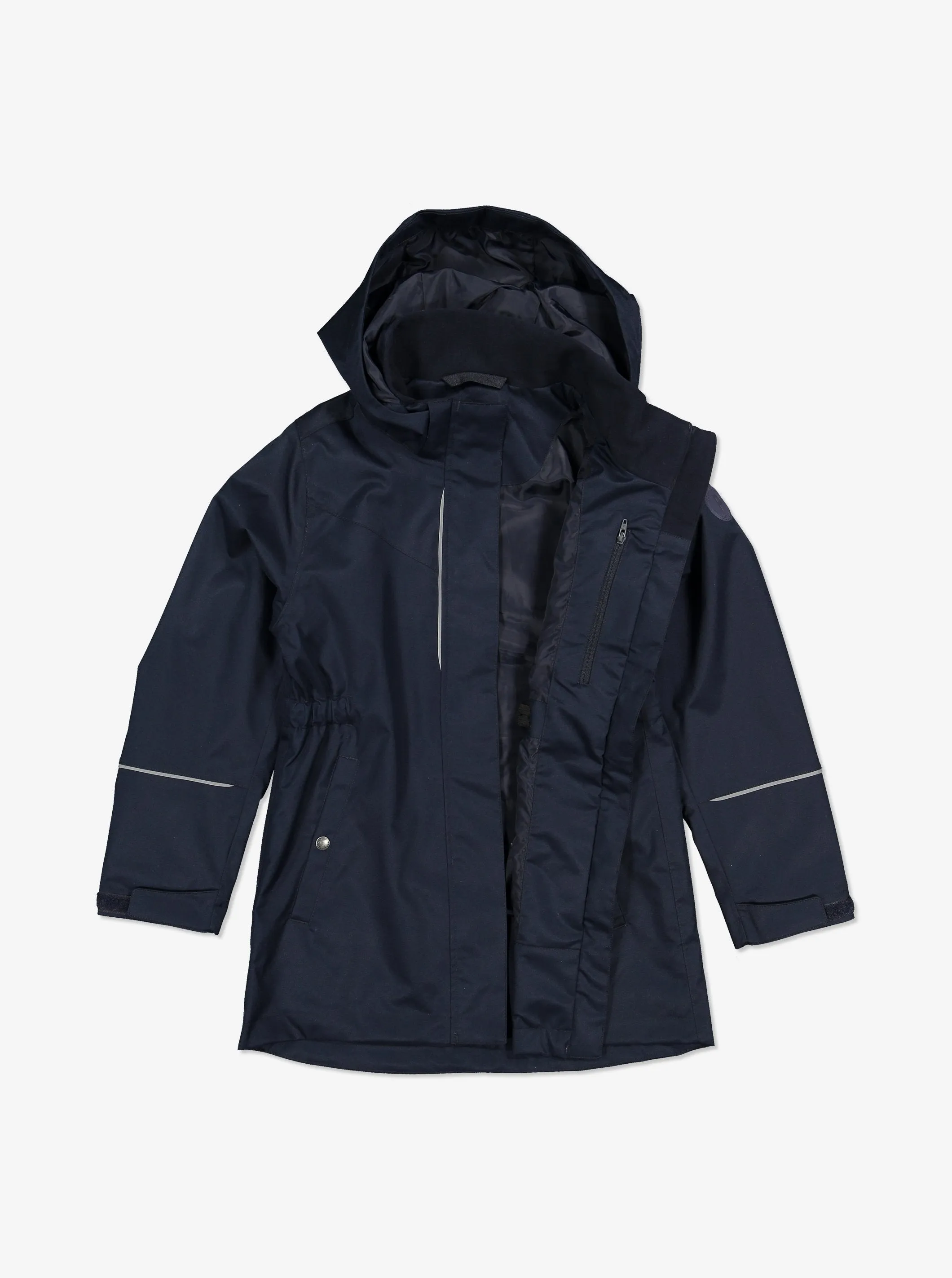 Longline Waterproof Kids Shell Jacket