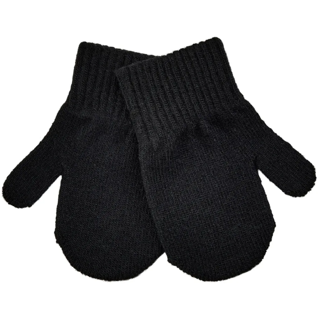 MAGIC Knitted Mittens 3 Pack - Black-Antrazite-Black