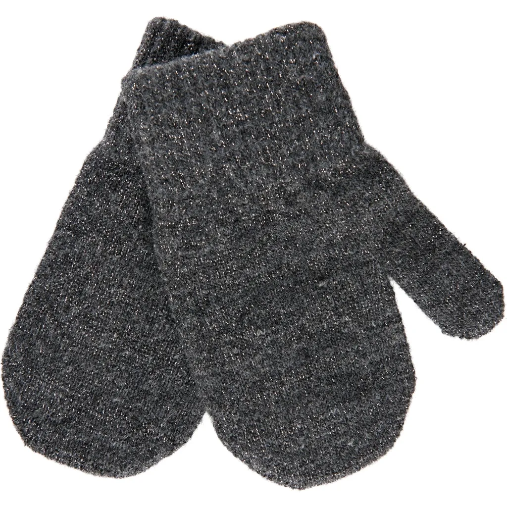 MAGIC Knitted Mittens Glitter 3 Pack - Dark Mink-Black-Antrazite