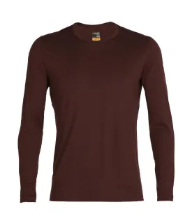 MEN'S 200 OASIS LONG SLEEVED CREW - ESPRESSO