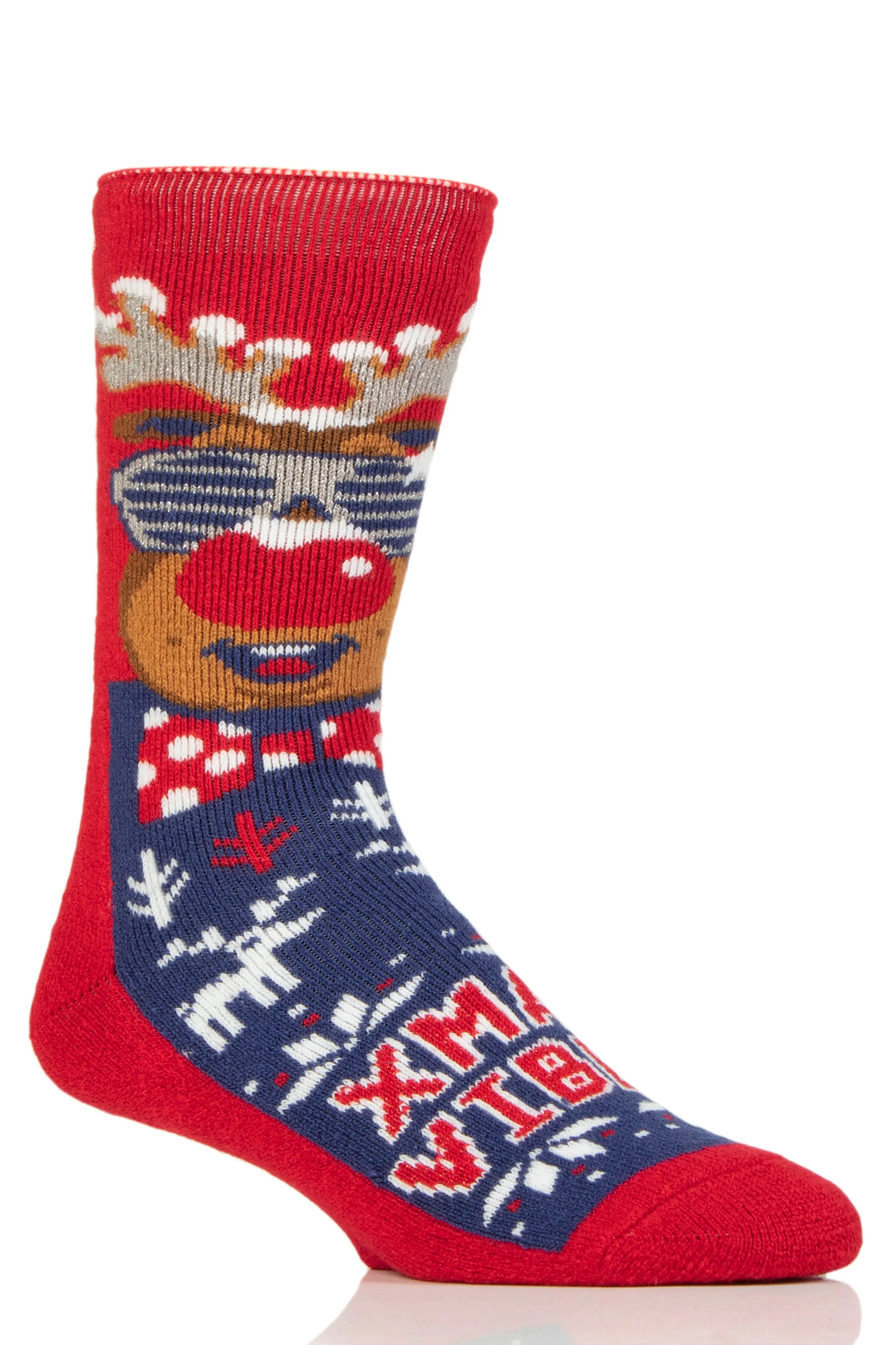 Men's Eddie Jazzy ULTRA LITE® Reindeer Crew Socks