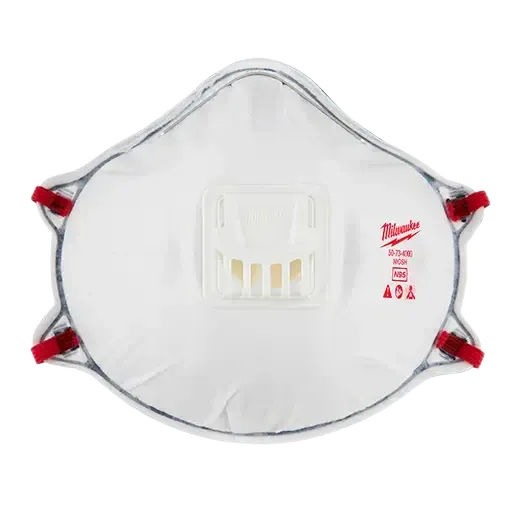 Milwaukee 48-73-4002 3pk N95 Valved Respirator with Gasket