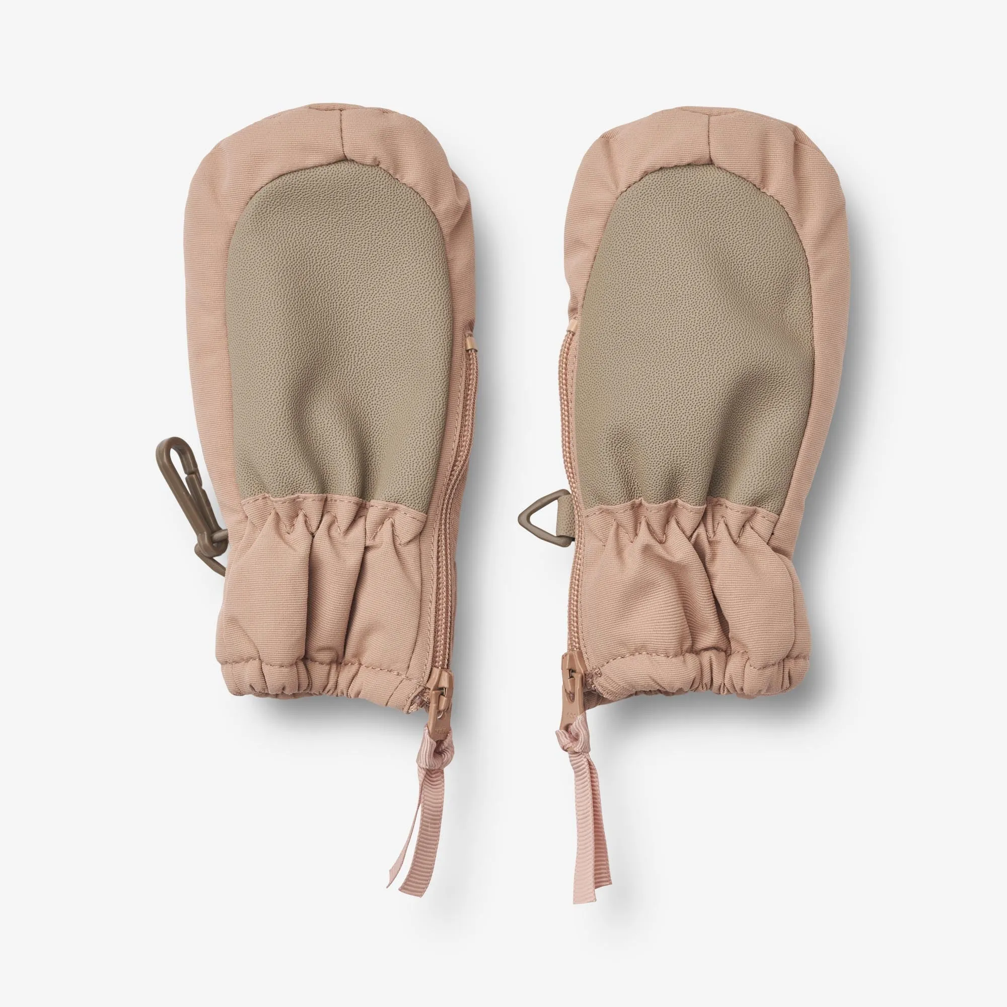 Mittens Zipper Tech | Baby - rose dawn