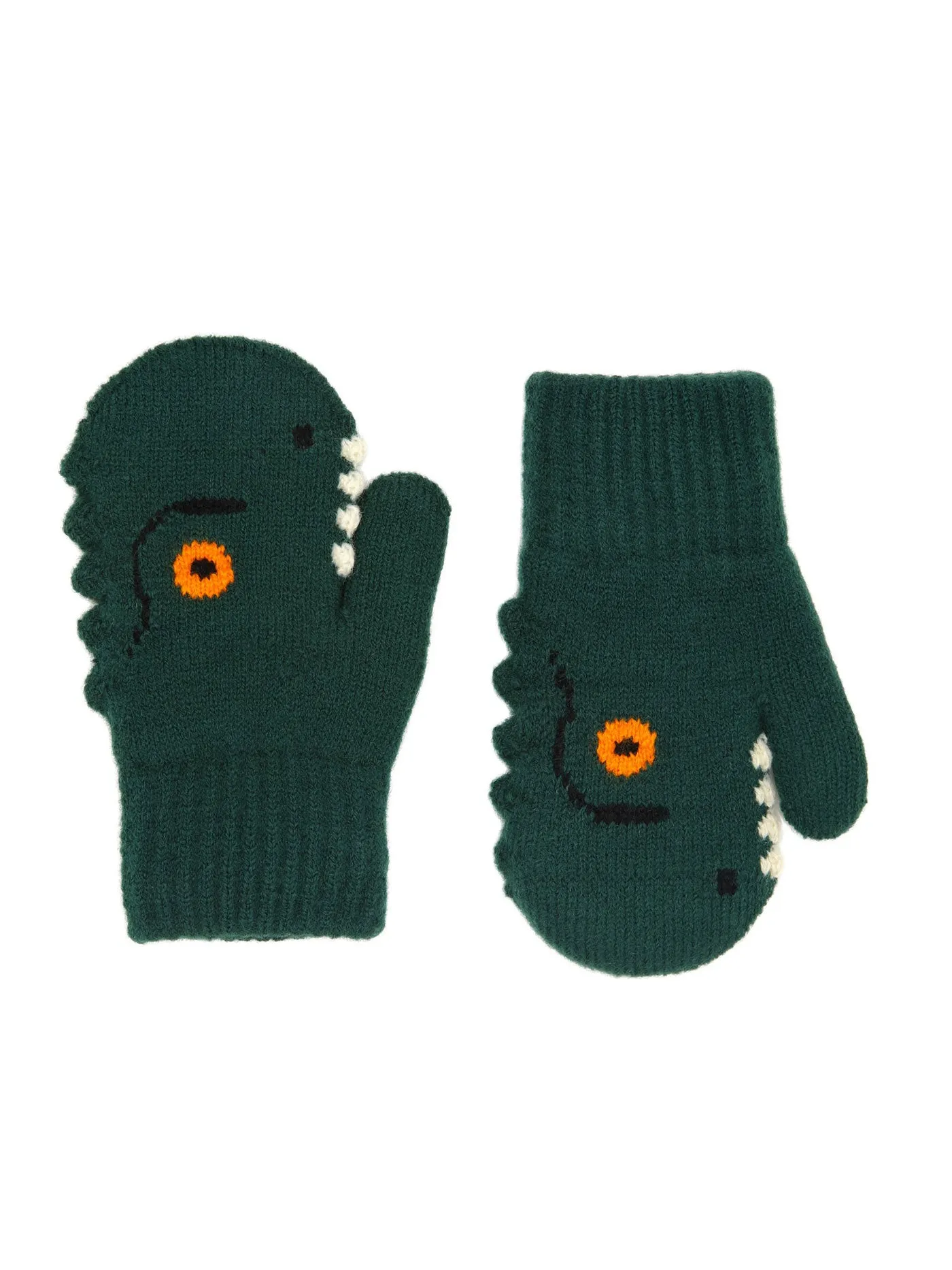 Molo Kenau-knitted mittens for babies-Green