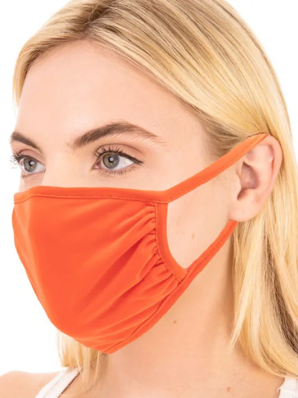 Orange Face Mask Pocket