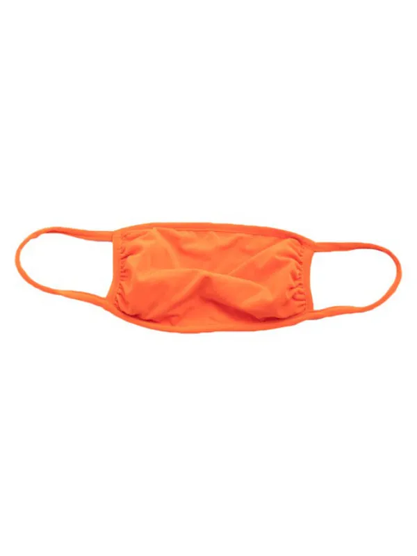 Orange Face Mask Pocket