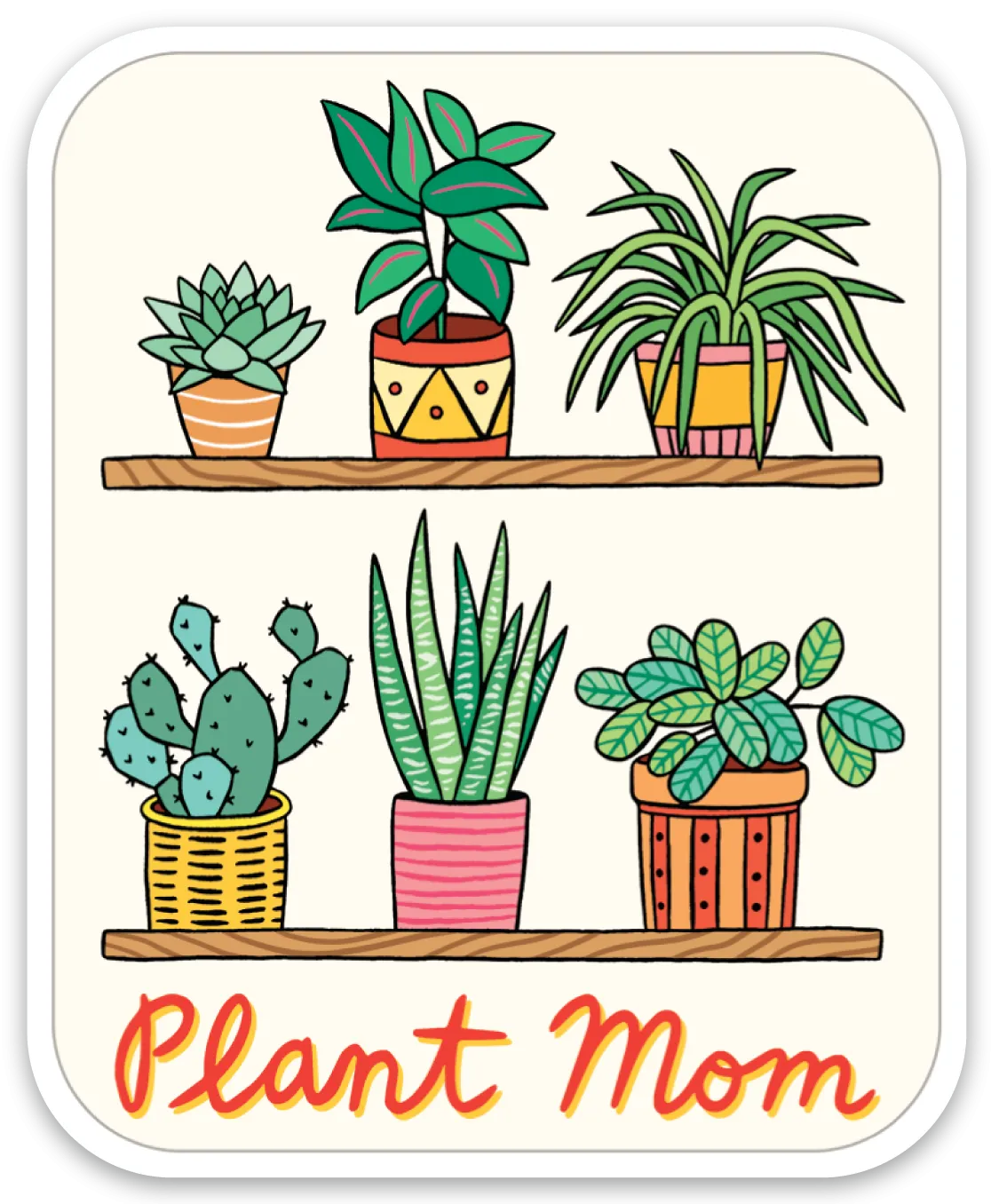 Plant Mom | Die Cut Sticker